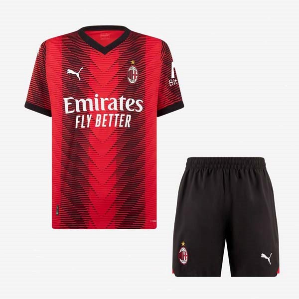 Camiseta AC Milan 1ª Niños 2023/24